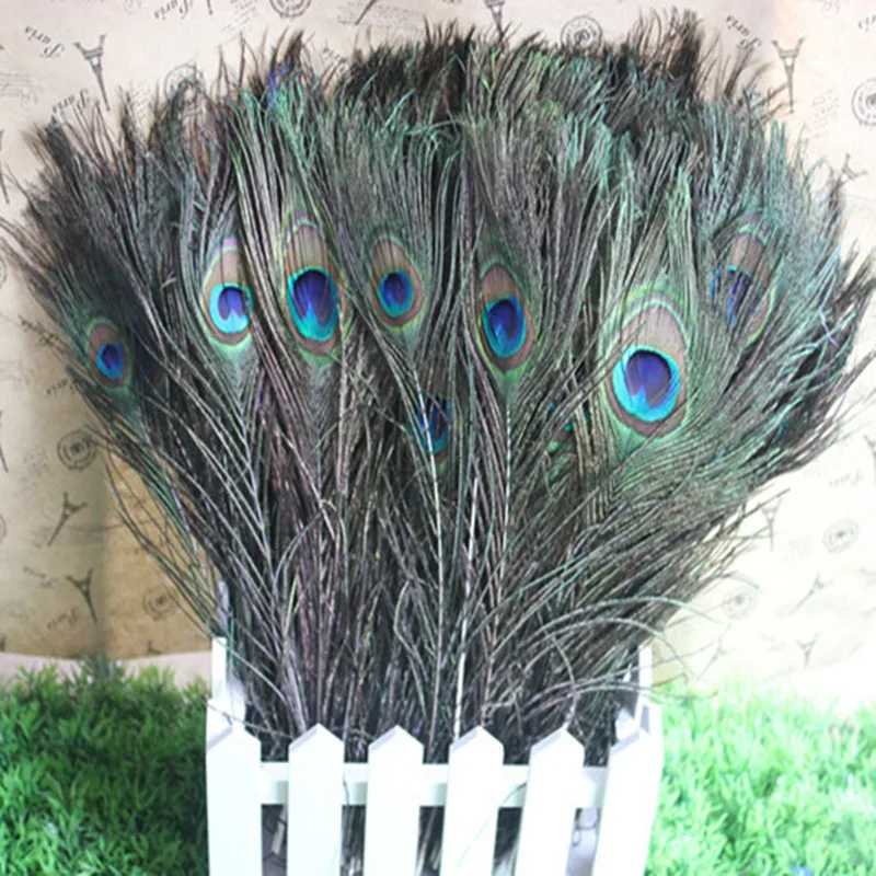 

50 шт./партия оптовая продажа 40-45 см 16-18 дюймов красивые натуральные глаза с перьями павлина для украшения одежды своими руками