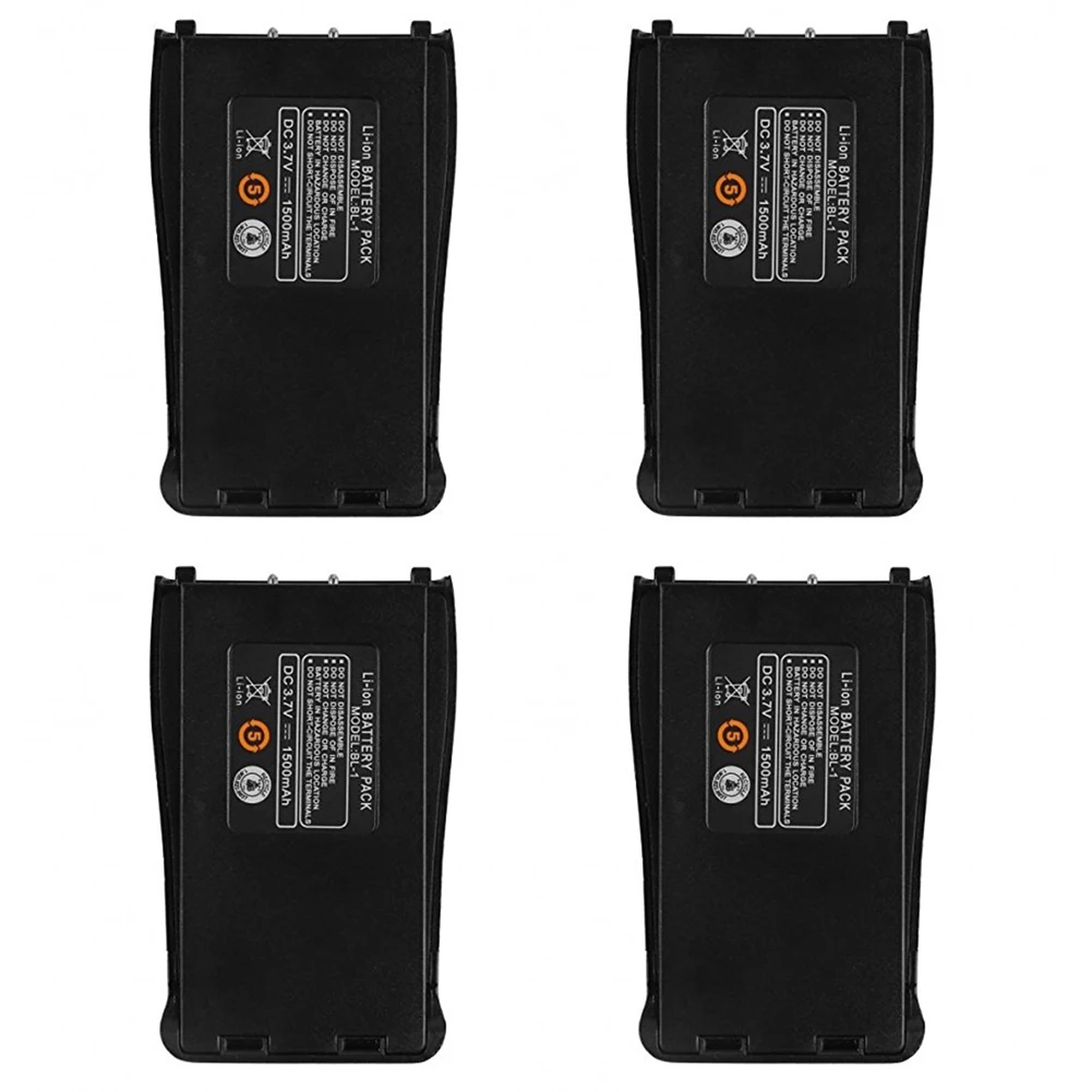 4 шт. Baofeng BF 888S 3 7 V 1500 мА/ч литий ионный аккумулятор запасные Батарея для Bf Retevis H 777