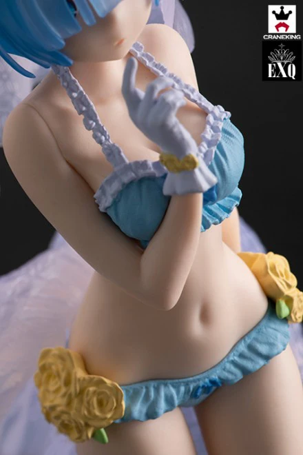 100% оригинальная Коллекционная Фигурка Banpresto EXQ-Свадебный Rem из Re:ZERO-начальная