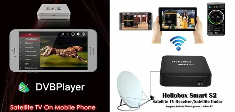 HELLOBOX SMART S2 Мини цифровой BLUETOOTH DVB-S2 спутниковый искатель метр с системой ANDROID приложение для DVB спутниковый ТВ приемник