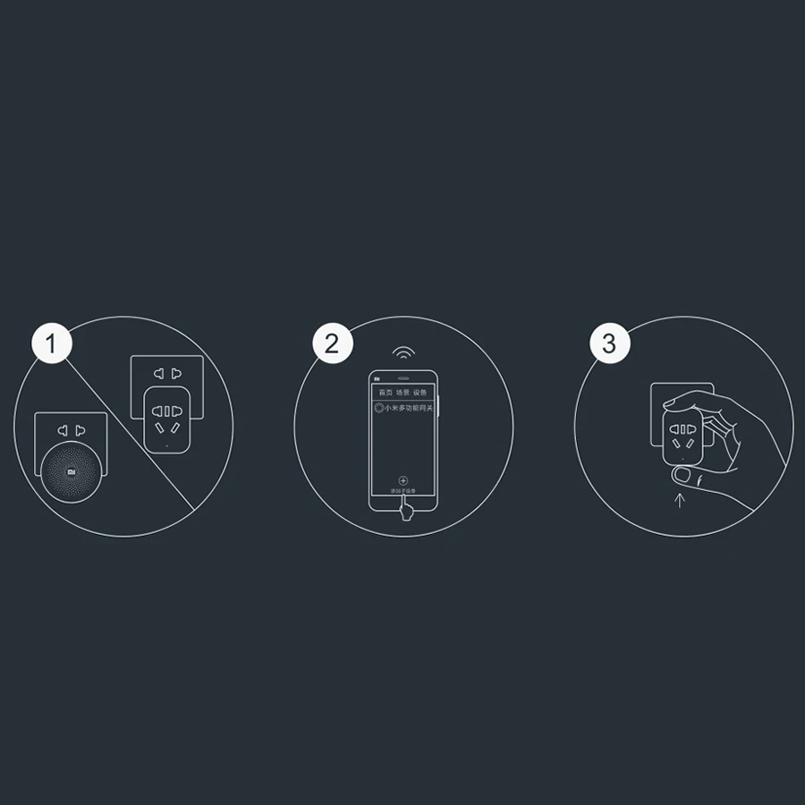 Xiao mi jia интеллектуальная розетка Zigbee mi Home WiFi беспроводной пульт дистанционного управления адаптер умная розетка таймер с приложением