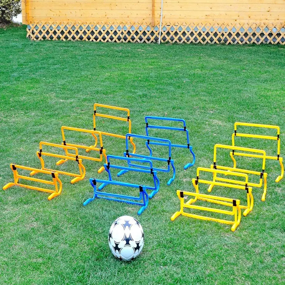 Регулируемый Multi-function Hurdle Agility комбинированный футбольный тренировочный Мини Складной Съемный рамка-барьер футбол
