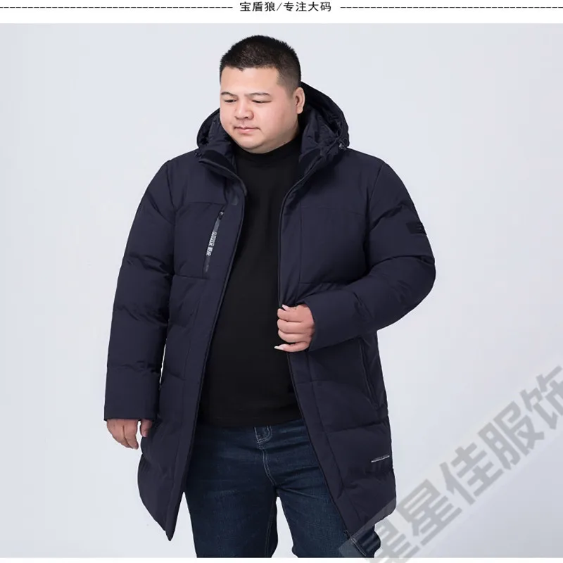 Плюс размер 10XL 8XL 6XL 5XL Новое поступление теплая зимняя куртка мужская брендовая одежда длинное плотное пальто мужские высококачественные парки с капюшоном для мужчин