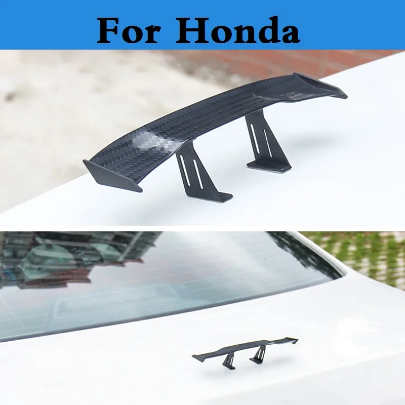 2017 автомобильный карбоновый задний спойлер декоративные наклейки на крыло для