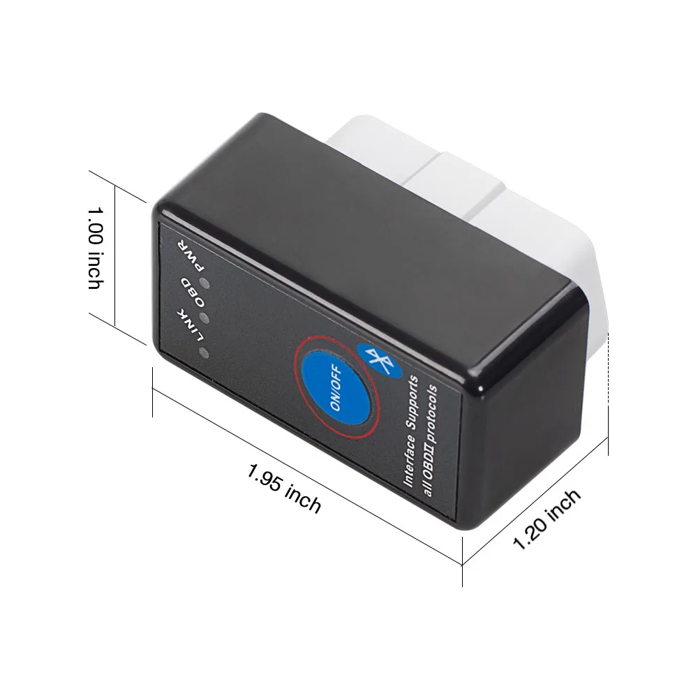 OBD2 ELM327 V1.5 на PIC18F25K80 супер Bluetooth с CD автомобиля OBD ii сканер неисправностей Авто Код читателей сканирующие инструменты Переключатель ELM 327 eml