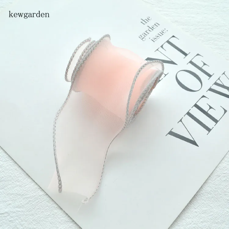 Ленты для волос Kewgarden аксессуары с волнистыми краями сатиновая лента вручную