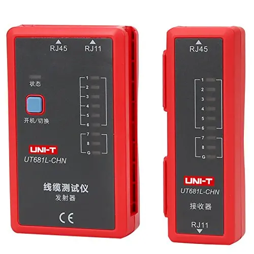 UNI-T UT-681L портативный кабель тестер линия детектор тесты Ethernet кабели и телефонные