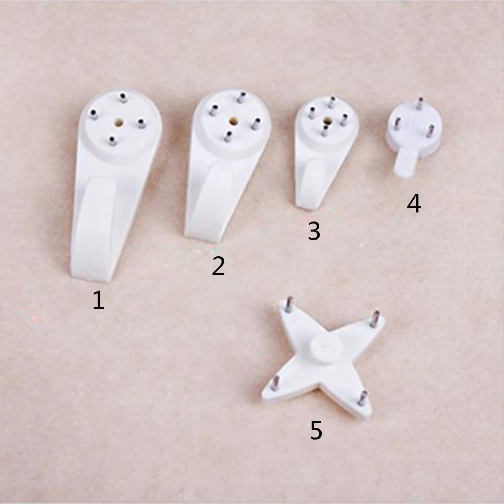 10 шт./компл. настенное крепление фото рамка для часов крюк вешалка бесшовная игла