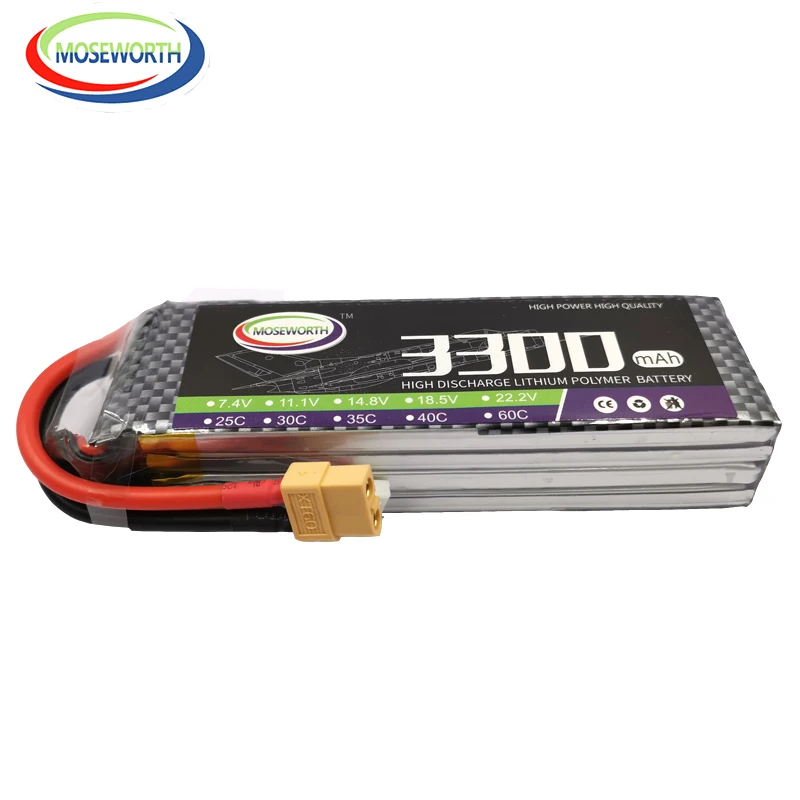 

RC самолет LiPo батарея 4S 14,8 V 3300mAh 30C скорость взрыва 60C для RC самолет Радиоуправляемый автомобиль бак Аккумуляторы для грузовика LiPo 4S RC игрушки ...