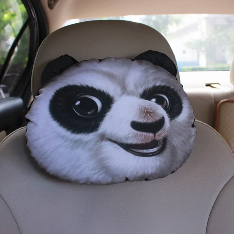 Милая 3D собака/кошка/медведь/лиса/панда/кролик мультяшная мягкая подушка на