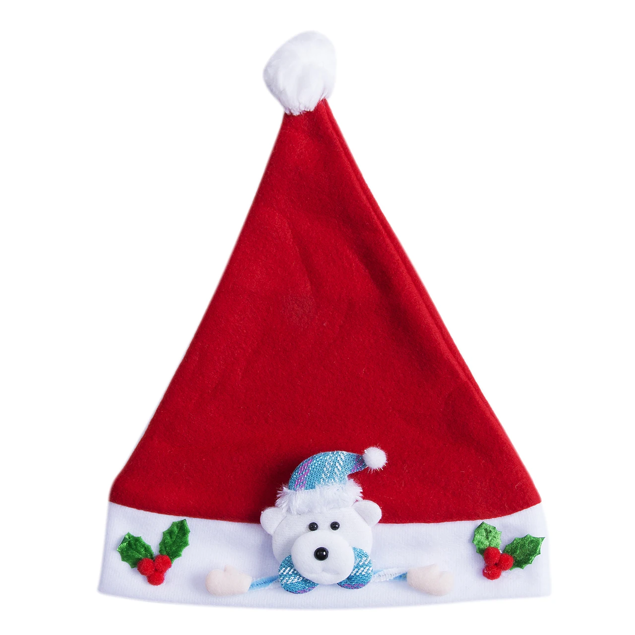 1 шт. Рождественская шапка из нетканого материала с изображением героев