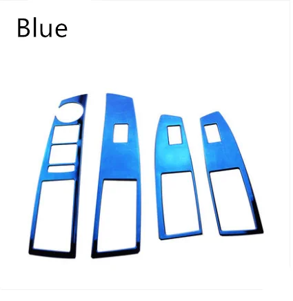 Blue A Двери, декорированные молдинги, оконная кнопка переключения, рамка для Chevrolet Cruze Sedan Hatchback 2009 10 11 12 13 14 AAA065 - Название цвета: Blue A