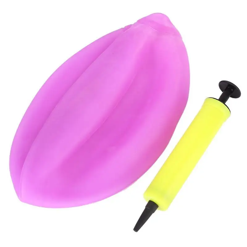 Purple Large Пузырь шар TPR Надувные игрушки для детей, игры на свежем воздухе w/насос - Цвет: Purple Large
