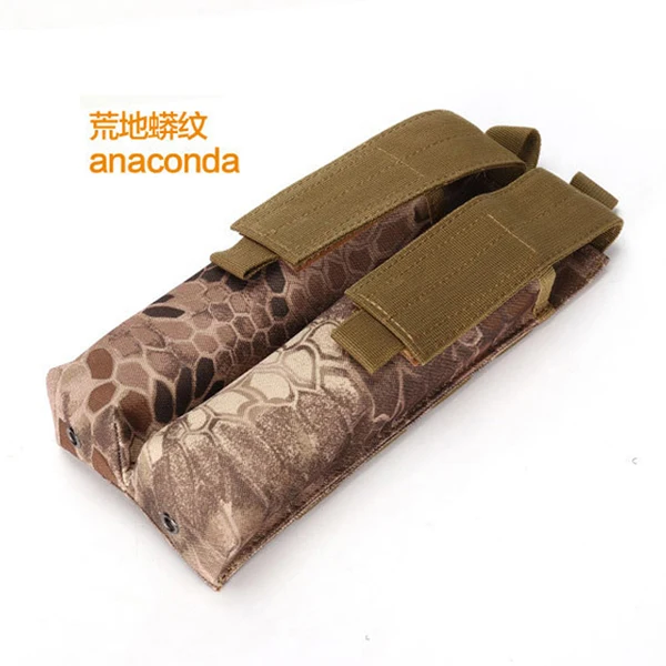 anaconda Airsoft Molle двойной P90/UMP военный подсумок Coyote Tactical TAN BK CP ACU OD Лесной Камуфляж 10 цветов - Цвет: anaconda