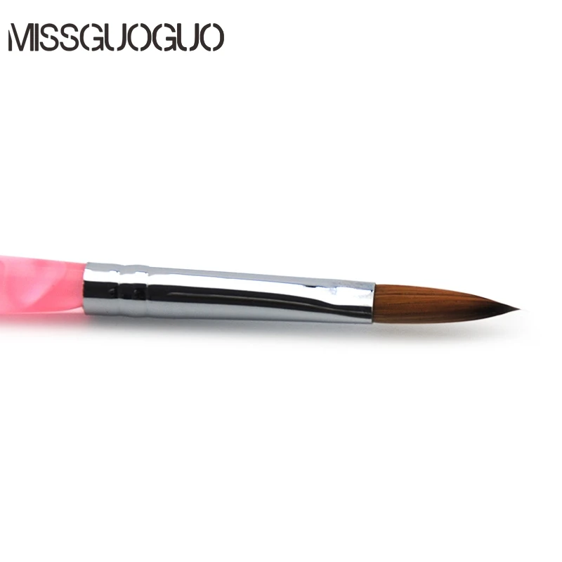 Missguoguo 1 шт 8 # Нейл арт колонковая для акриловых ногтей щетка профессиональный