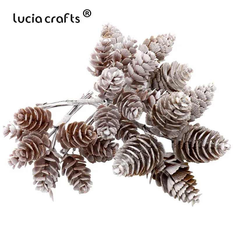 Lucia crafts 1 Набор/партия букет из СОСНОВЫХ ШИШЕК для рождественского декора венок ручной работы ГИРЛЯНДА цветочное Ремесло Искусственные растения A0801