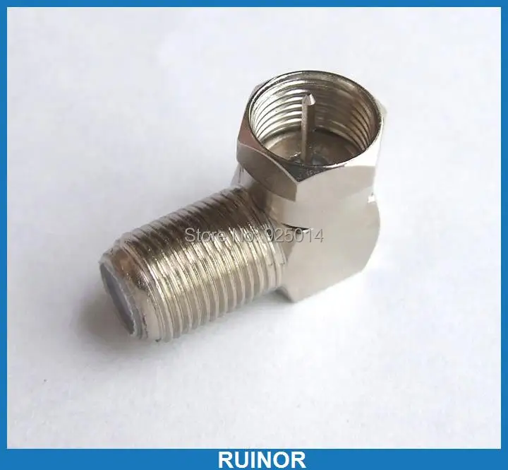 5 шт. коннекторы и кабели под прямым углом 90 градусов|connector f|cctv femaleconnector amp |