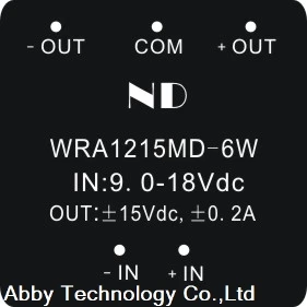 5 шт./лот 12 В до 15 в двойной выход 6 Вт dc преобразователи Широкий Входное напряжение