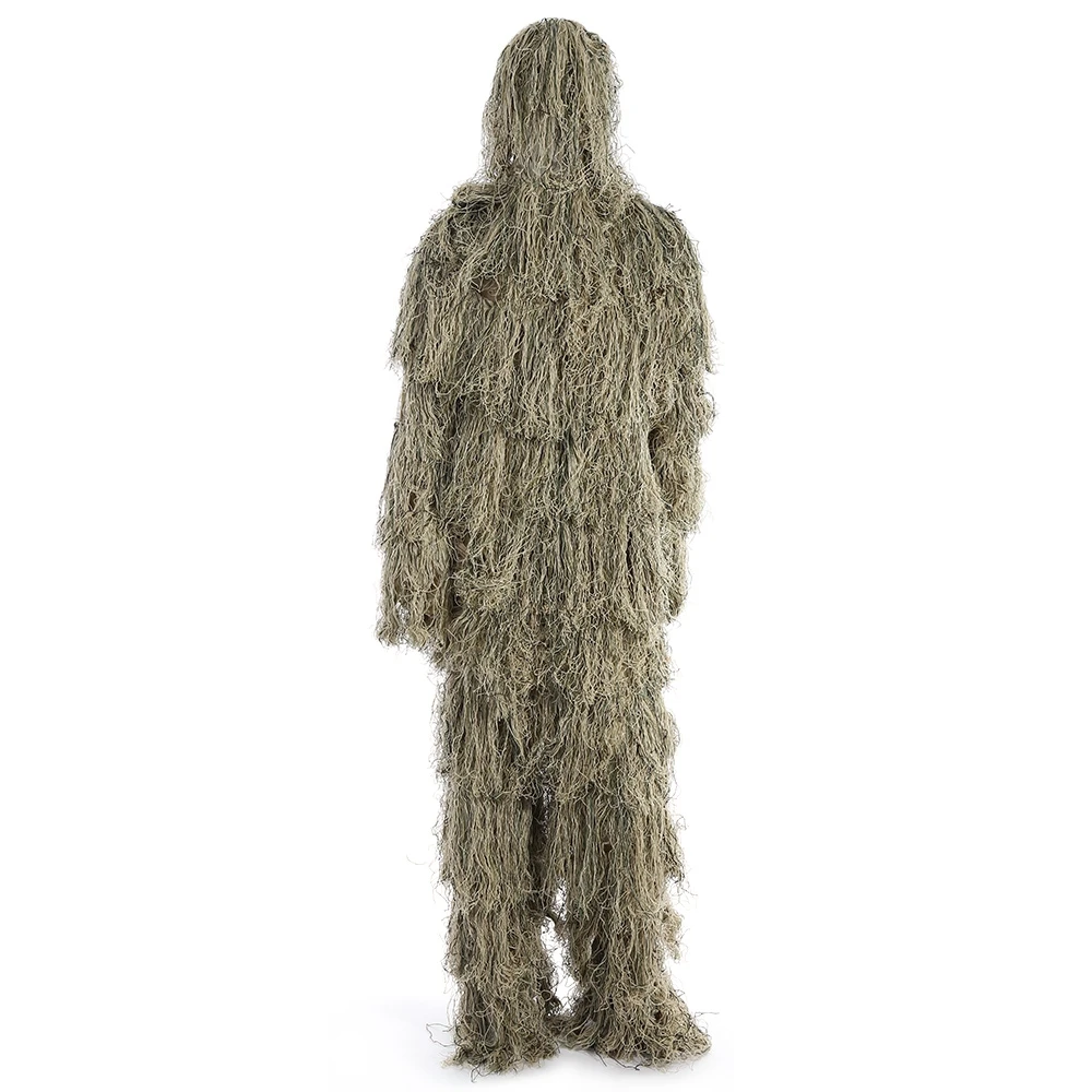 Камуфляж Охота Ghillie костюм Снайпер камуфляж CS военная форма армия джунгли