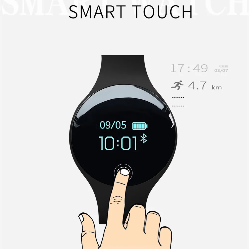 Умные часы с Bluetooth для мужчин и женщин повседневные спортивные умные длительным