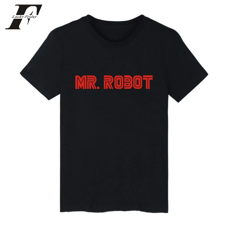 2017 г. Забавные футболки Mr Робот Fsociety с принтом и Футболка Robot для мужчин женщин хип