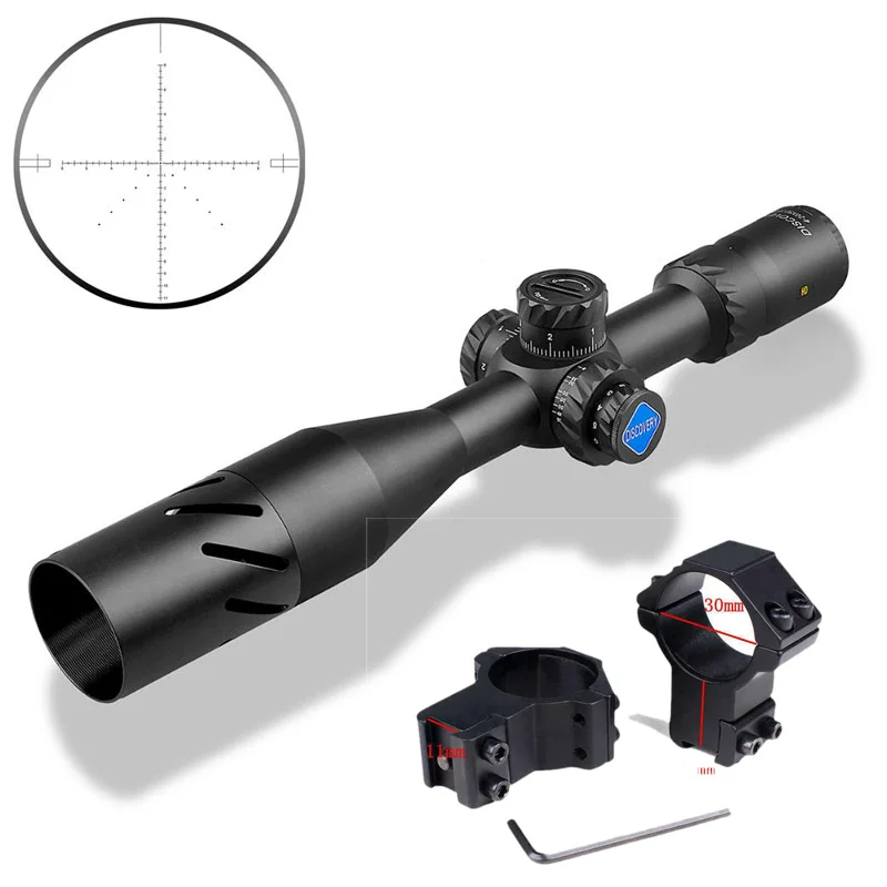 Discovery HD 5-25X50 SFIR тактические охотничьи прицелы дальняя съемка оптика водонепроницаемый с подсветкой сетка прицелы - Цвет: high dovetail 11mm