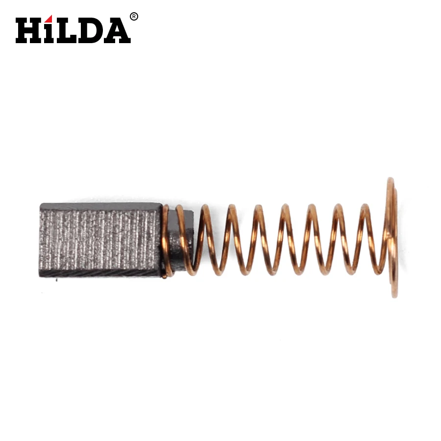 HILDA, универсальная Угольная щетка, электрическая шлифовальная машина, Угольная щетка, электроинструмент, щетка для 150 Вт/400 Вт, 6 шт