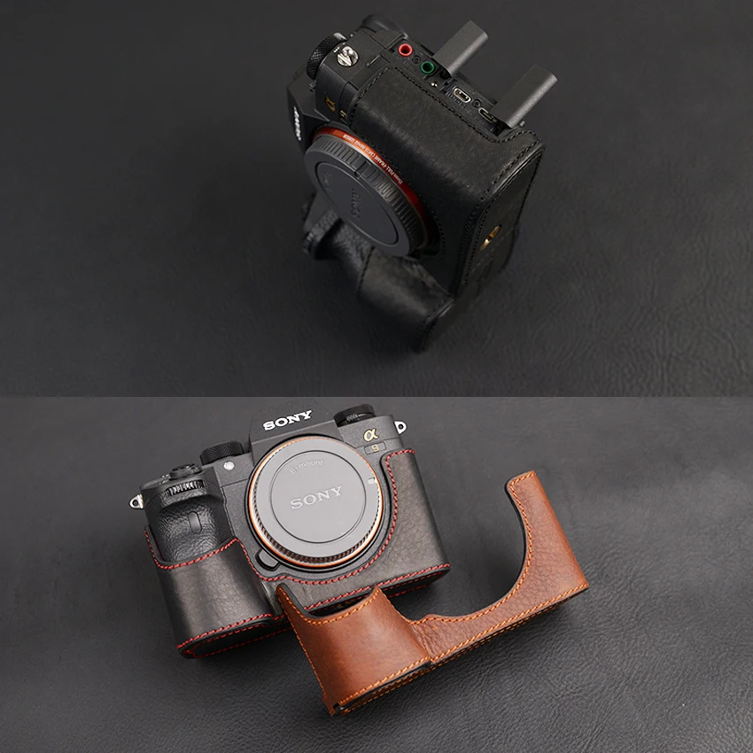 [VR] чехол для камеры из натуральной кожи для sony A9 A7 III A7R-M3 A7 Mark III ручной работы