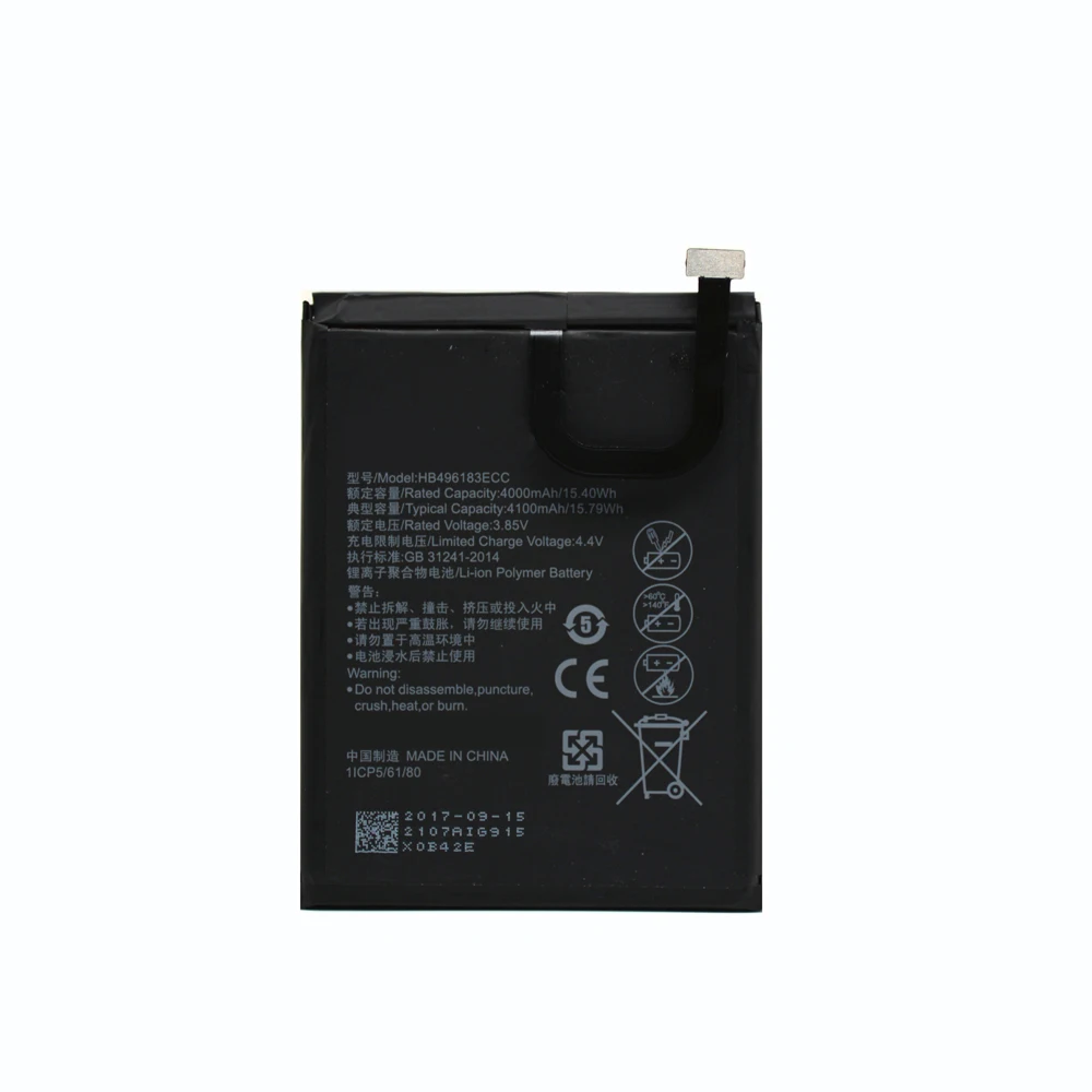 Сменная батарея HB496183ECC для Huawei Enjoy 6 NCE-AL00 4100mAh Li-ion OEM Емкость с бесплатными