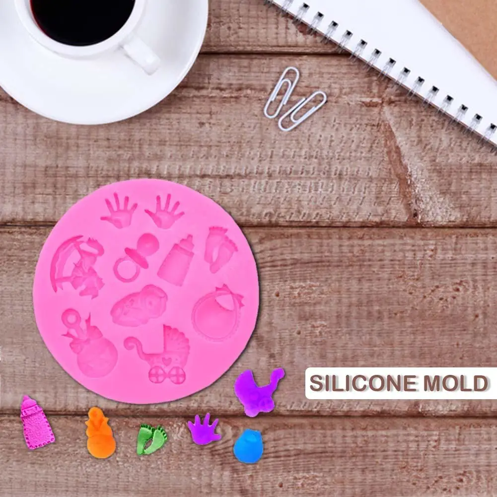 Маленькая лебедь бутылка для детской каретки форма помадки плитка шоколадная