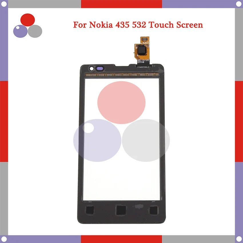 Высокое качество для Nokia Microsoft Lumia 435 N435 532 N532 сенсорная панель сенсорного экрана