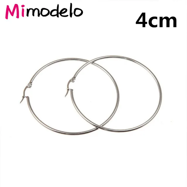 Silver-4cm Большой круг, гладкое большое кольцо, модное женское золотое серебряное кольцо с гиперболом, металлическое Шикарное Кольцо - Окраска металла: Silver-4cm