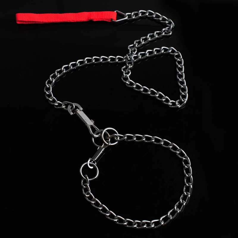 1 комплект металлическая цепь из нержавеющей стали 110 см|traction rope|pet catdog traction rope |