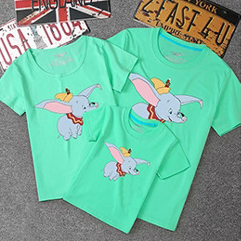 Новая Одинаковая одежда для всей семьи лето 2019 Детская футболка с изображением