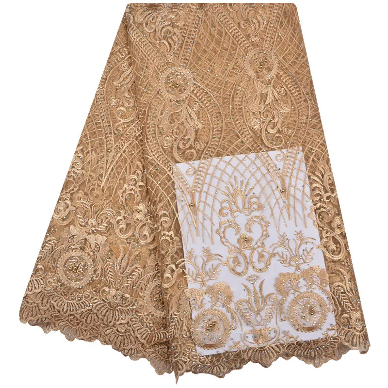 2018 Последняя французская кружевная ткань в нигерийском стиле