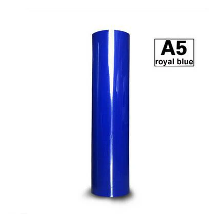 royal blue 1 лист 1" x 40"/30 см x 100 см ПВХ теплопередача виниловая режущая пленка - Цвет: royal blue
