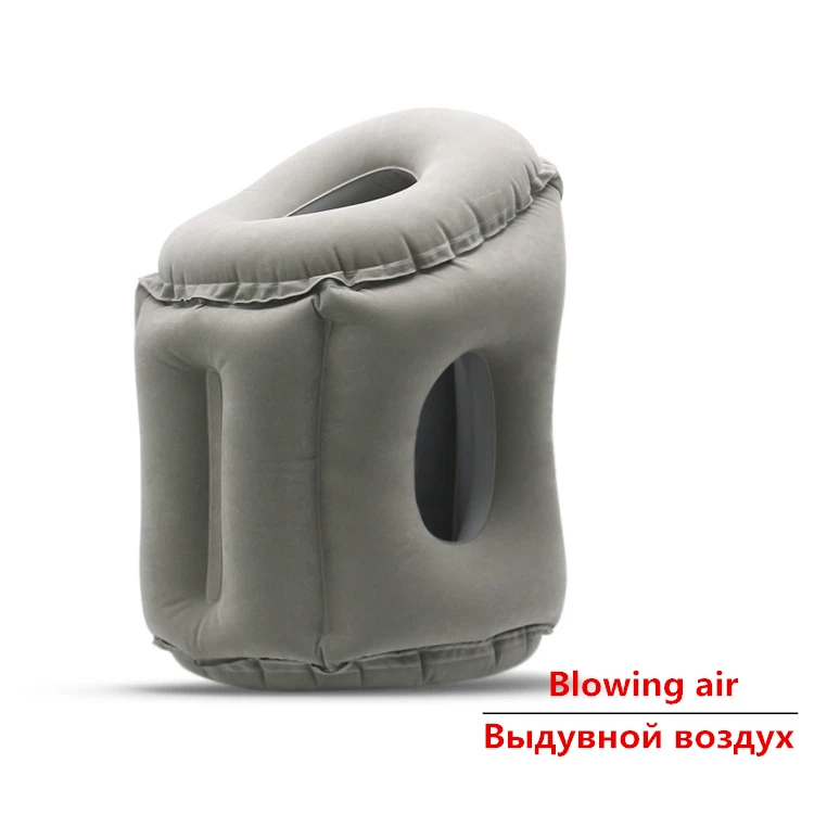 Надувная портативная подушка для путешествий мягкие надувные дорожные подушки
