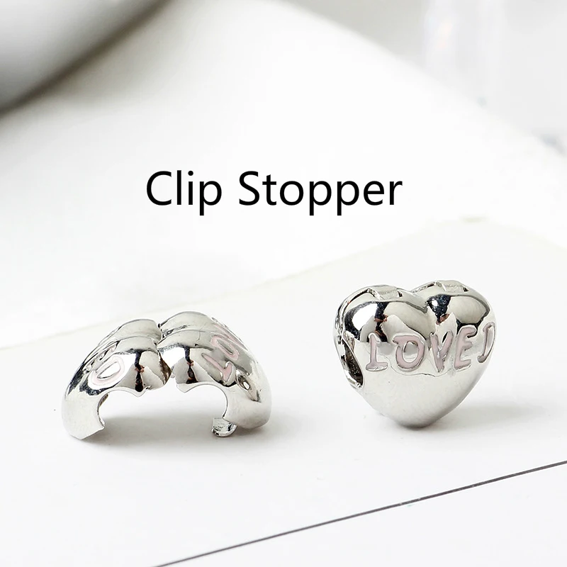 5 шт. Htevak оригинальные Подвески серебряного цвета металла розовой эмали любят