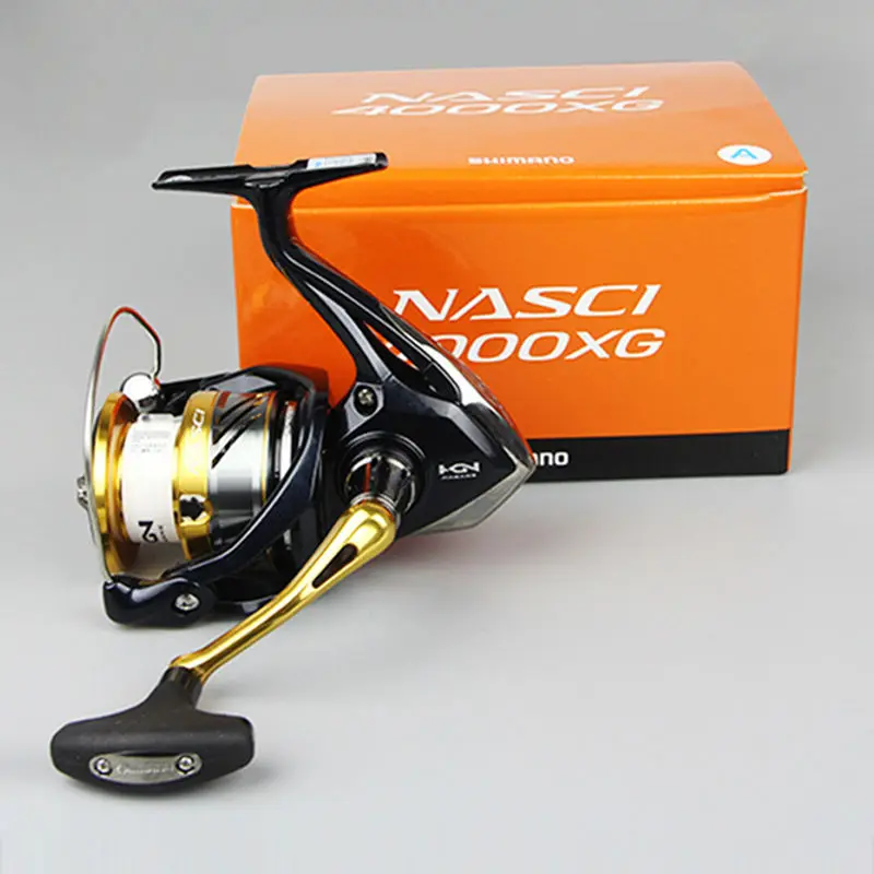 Катушка рыболовная Shimano NASCI с глубокой линией 4 + 1BB 5 0: 1/6.2:1 Hagane gear X Ship 1000/2500/C3000|fishing