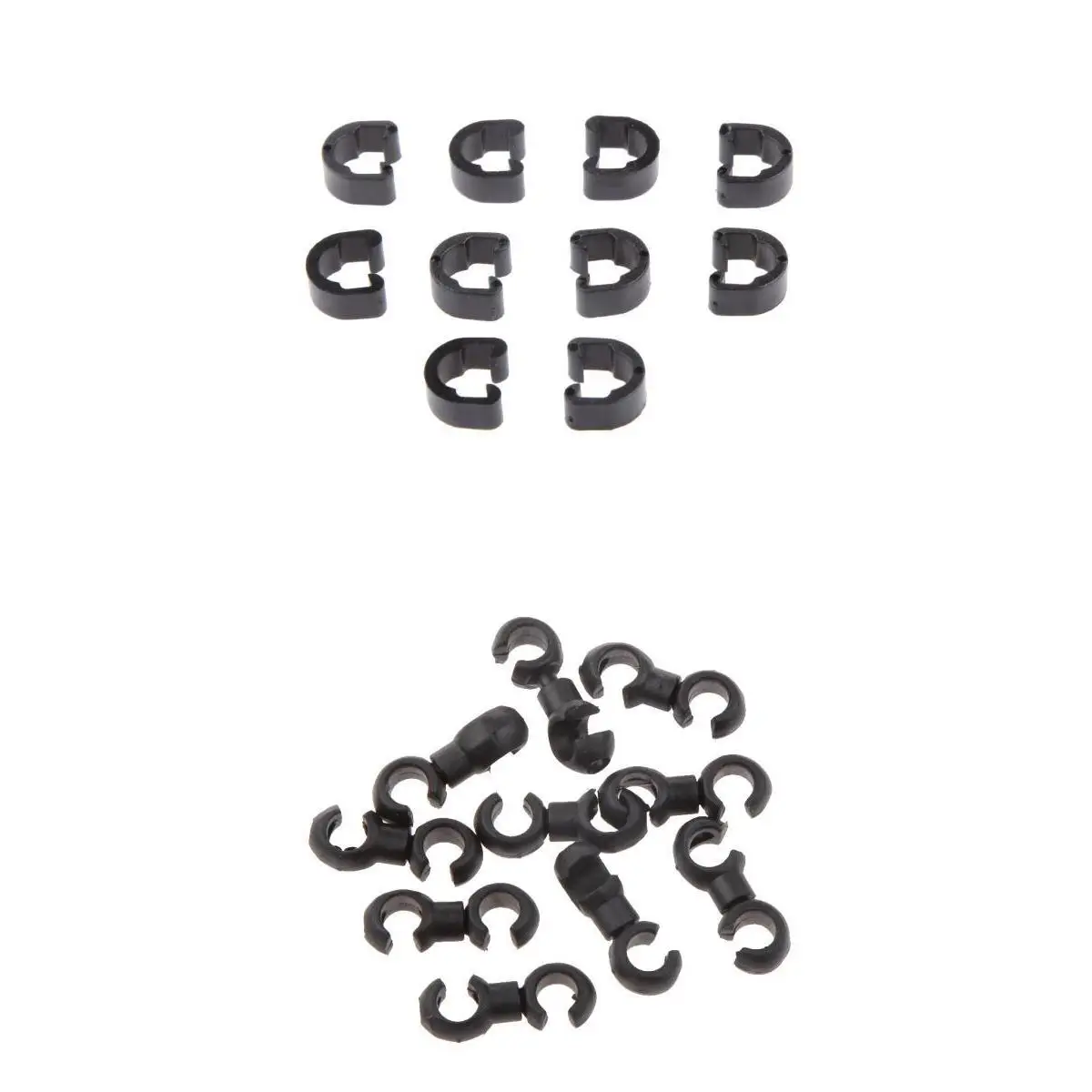 S образный тормозной кабель с зажимами образные клипсы для крепления корпуса