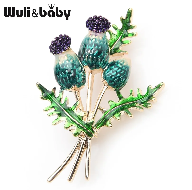 

Wuli&baby Orange Blue Tulip Bouquet Flowers Enamel Brooches Metal Weddings Banquet Brooch Pins For Women And Men Christmas Gift