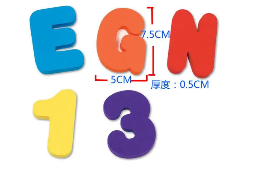 36 шт./компл. буквы цифры детские игрушки для малышей обучающий инструмент игры в