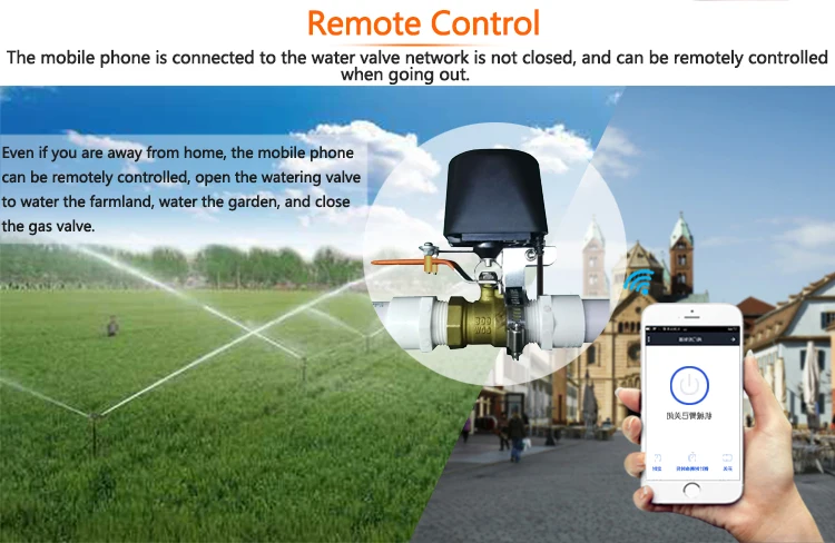 Z-Wave Plus умный дом автоматический Zwave плюс газ/Вода Авто запорные клапаны для дома кухня Scurity EU868.42MHz частота