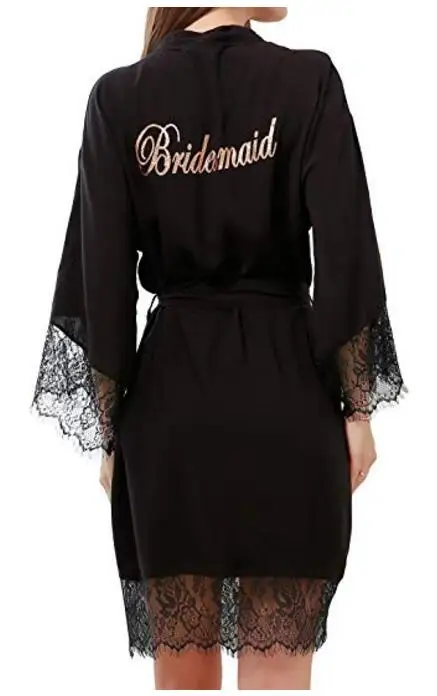 Женское кружевное кимоно с отделкой женский халат ночная рубашка одежда для сна