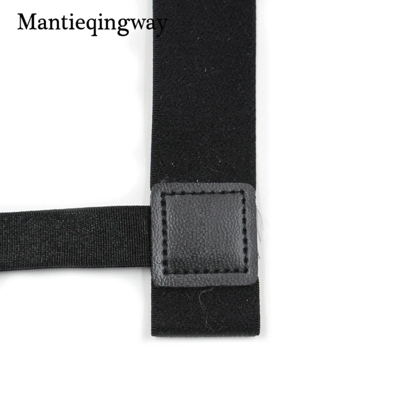 Mantieqingway Мужская рубашка остается держатели для мужчин s подтяжки эластичные