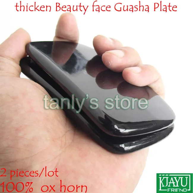 2 шт./лот оптовая продажа утолщенная квадратная буйвола рога Массажная доска Guasha