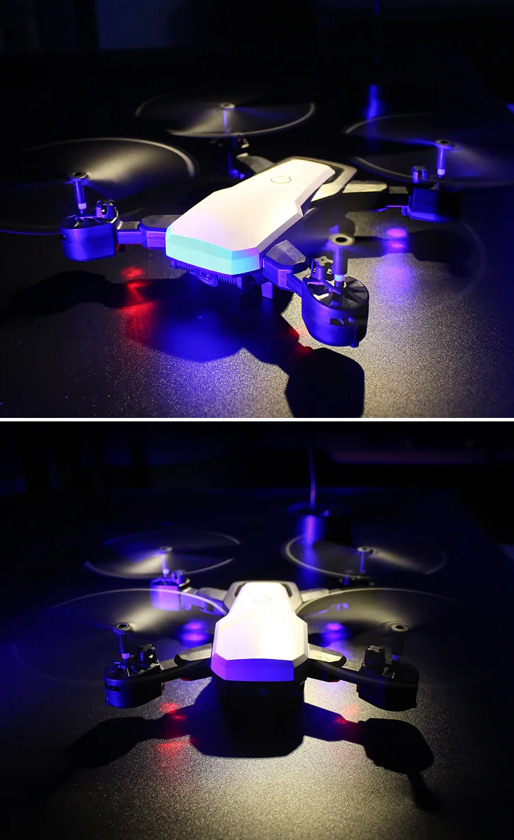 Новое Квадрокоптер FPV широкоугольный WiFi камера HD RC Мини вертолет складная рука складной Дрон