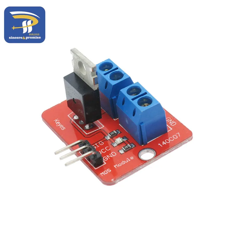 0-24V верхняя кнопка Mosfet IRF520 драйвер MOS модуль для Arduino MCU ARM Raspberry pi