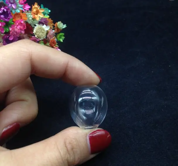 5 комплектов прозрачные стеклянные шарики с отверстием 3 мм 23 х20 мм|glass vial pendant|vial