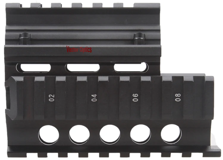 10 шт. векторная Оптика Тактический Компактный Пикатинни AK Handguard Quad Rail с